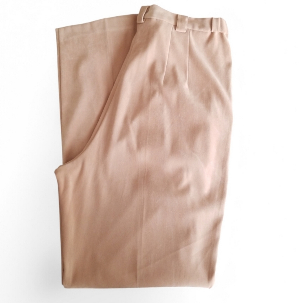 Coldwater Creek Vintage 90s Suede Tan Pants - Picture 3 of 4